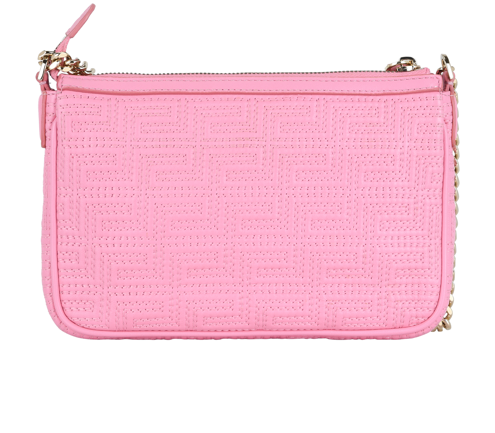 Medusa Logo Crossbody, &pound;295, Handbags, Pink, Leather, Back view